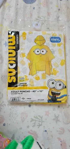 Capa chuva minions - Poncho adulto