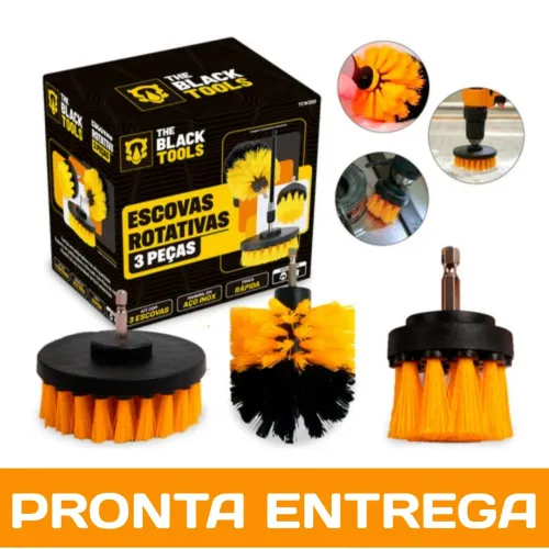 KIT ESCOVAS ROTATIVAS (03 peças)