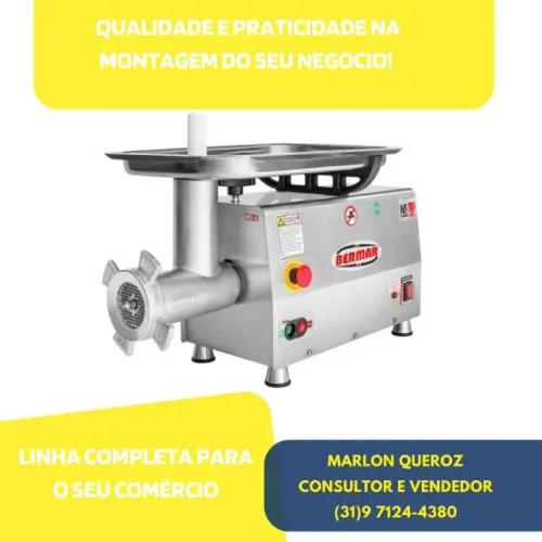 Moedor de Carne Bermar Boca 22 Novo