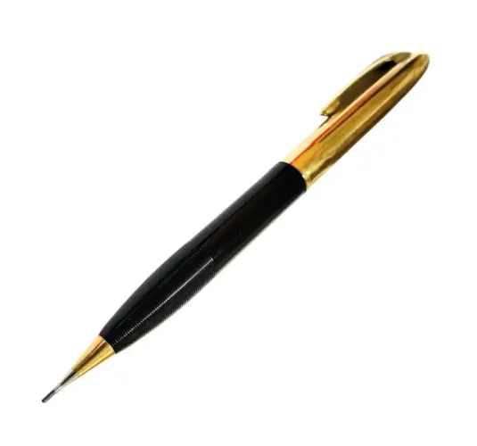 Lapiseira Sheaffer Crest De Luxe 600 (Vintage) Dourada e Preta