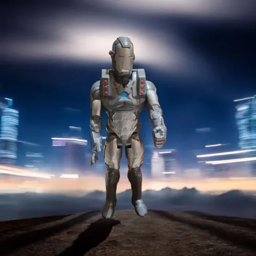 Homem de Ferro Armadura Cinza 29cm
