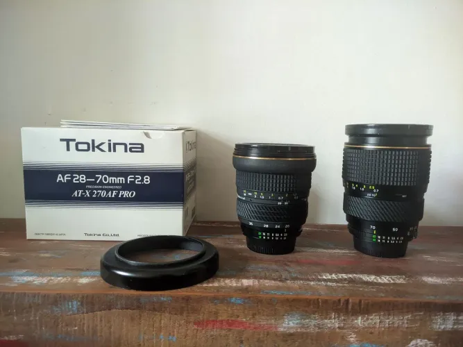 Kit de lentes Tokina ATX-PRO 28-70mm 2.8 e 20-35mm 2.8