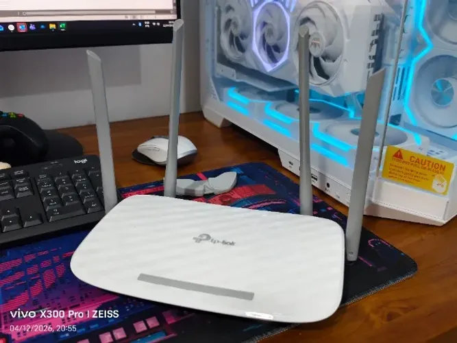 Roteador Wi-fi 4 Antenas Dual Band Archer C50 Ac1200 Tp-link Cor Branco 