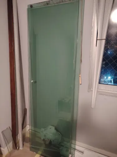 Vidro box, vidro verde
