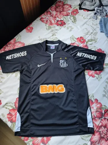Camisa Santos FC Treino Nike - Tamanho M - Preta