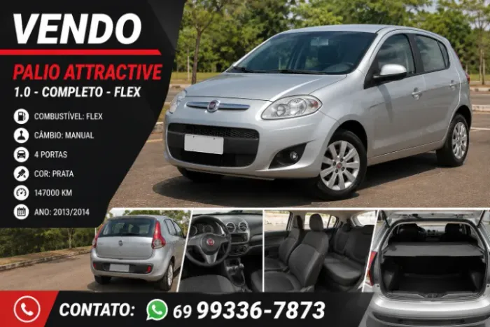 Fiat Palio Attractive 1.0 EVO Fire Flex 8V 5P 2014