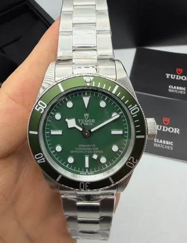 RELOGIO Tudor Black Bay Mostrador Verde EM AÇO 904L AUTOMATICO LINHA AAA+ EM 10X SEM JUROS