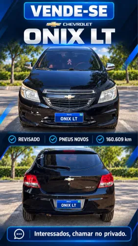 Chevrolet Onix Hatch LT 1.0 8V Flex Power Mec. 4P 2015