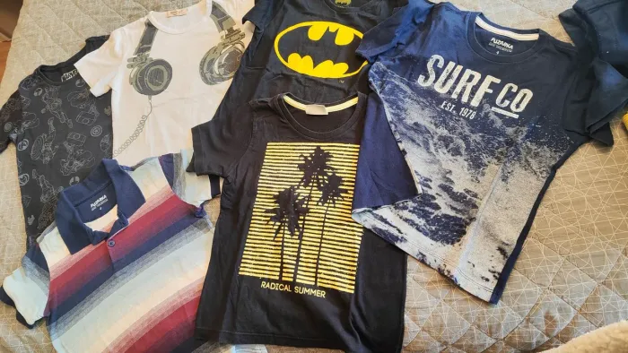 Lote camisetas tamanho 4