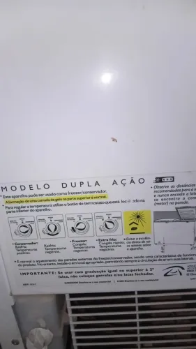 Freezer Electrolux dupla ação