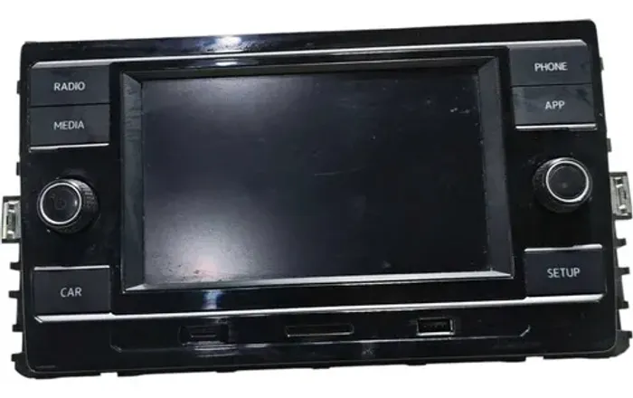 Central Multimídia Volkswagen Virtus 1.6 Msi 2019 2020 2021 Preto