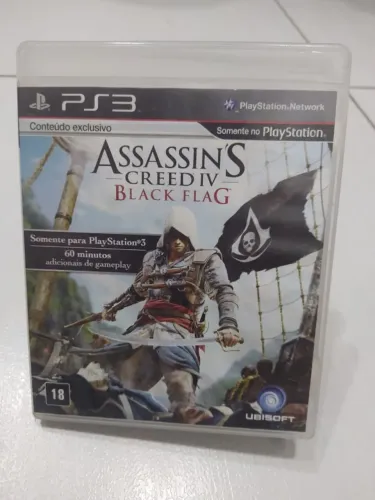 JOGO ORIGINAL PS3 - ASSASSIN'S CREED IV: BLACK FLAG CIB