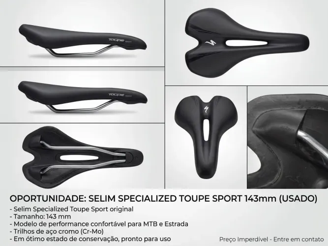 Selim Specialized Toupe 143mm
