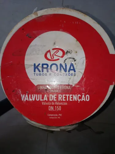 VÁLVULA DE RETENÇÃO DE ESGOTO DN150 KRONA