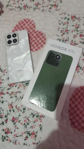 Lindo smartphone honor x7c 256gb completo muito novo