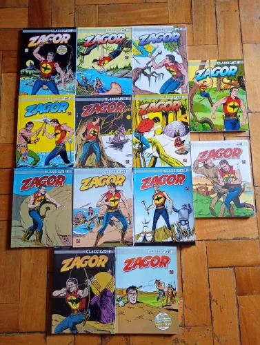 Lote de hqs bonelli mythos Zagor Classic (algumas lacradas)