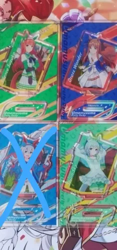 Umamusume acrílicos da Daiso