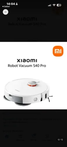 Robô aspirador xiaomi s40 pro
