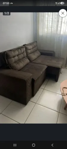 Sofá retrátil em perfeito estado