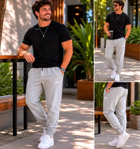 Calça de moleton Nike tam G