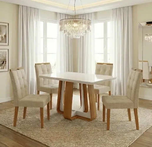 Conjunto de Jantar Sorrento 4 Lugares