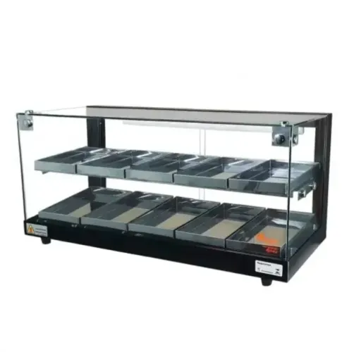 Estufa Beta para Salgados BD10 - 10 Bandejas - Dupla Preta - 220 V - Omega.