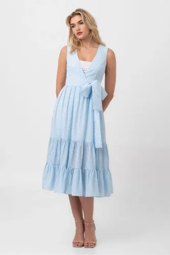 Vestido azul pequiá