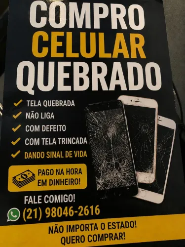 Vem com os Celulares quebrados