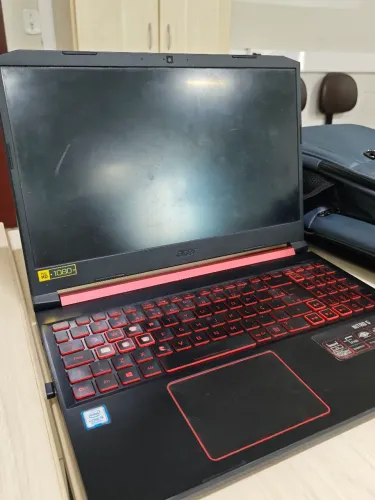 Computador Notebook Gamer Acer Nitro 5 32gb RAM i5 GTX 1650 SSD 512gb HD 1tb 
