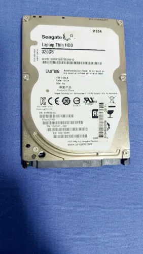 HD Seagate 320GB 2,5" SATA - Notebook/PC - Armazenamento interno ou externo.