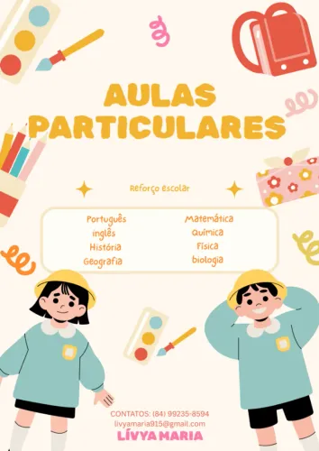 Aulas de Reforço 