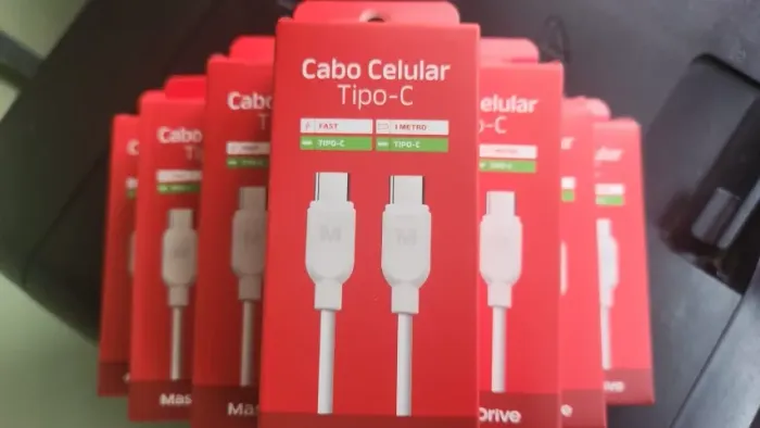 Pack com 10 Cabos USB-C para USB-C - Carregamento Rápido