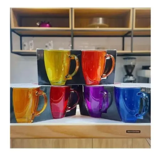 Canecas acrílicas coloridas - lindas!
