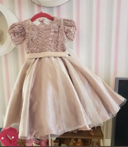 Vestido festa 1 ano bebê menina