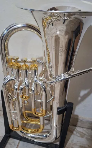 Euphonium Tokai Wind TEP-400PG Prata com Laqueado