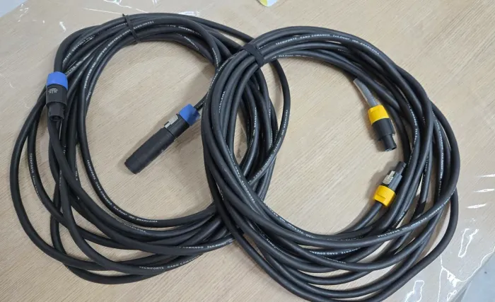 Par de Cabo para caixa/sub Tecniforte 2 x 4.0mm² (10m)