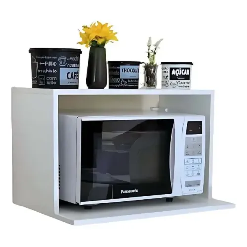Suporte para Micro-ondas e Forno em MDF - Resistente e Prático