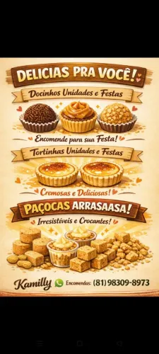 Tortinhas/ docinhos e panfletos para você ou seu negócio 