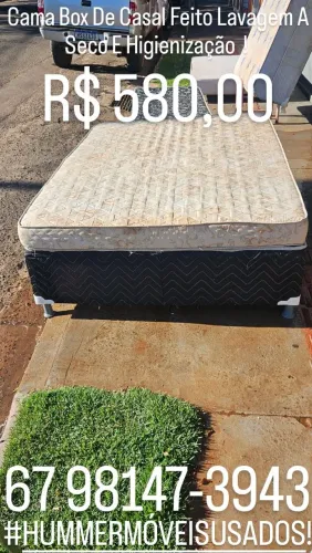 Vende - Se Cama Box Casal Feito Higienização E Lavagem A Seco!