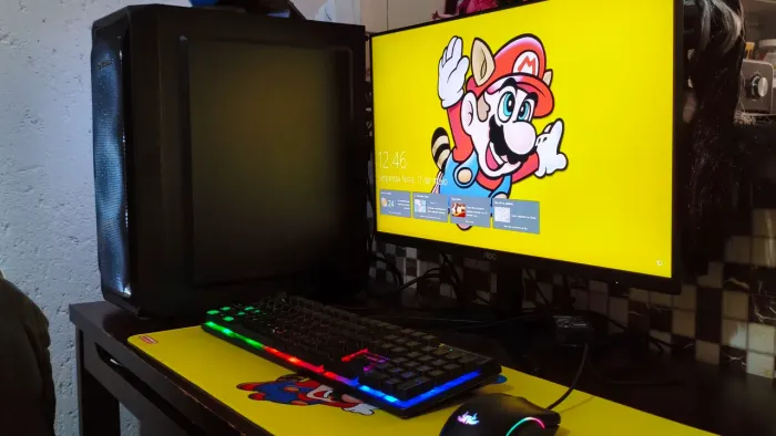 PC Gamer Ryzen 5 5600G + 16GB + Monitor AOC + Kit Gamer