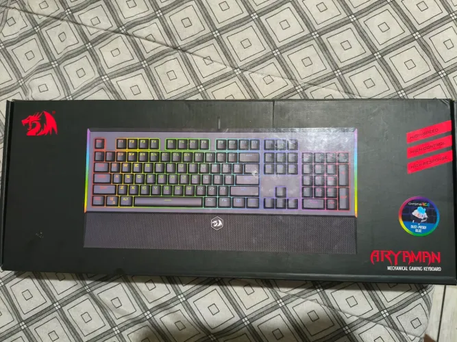 TECLADO REDRAGON ARYAMAN SWITCH BLUE MECÂNICO 