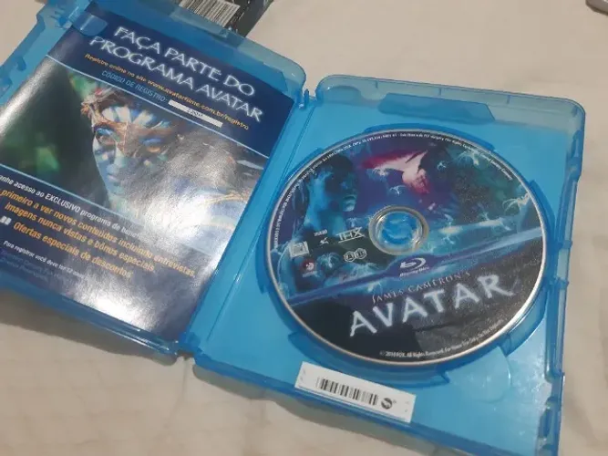 Blu-ray filme Avatar (com luva)