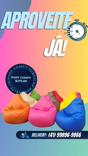 Puff Comfy no preço!!