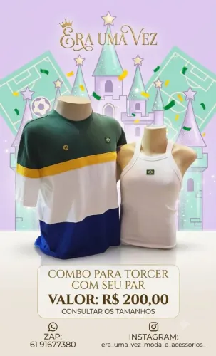 Camisetas combinadinhos