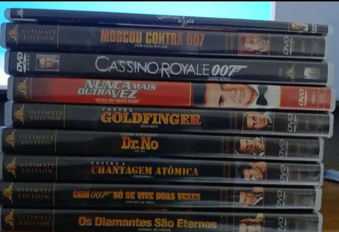 DVDS 007 9 FILMES AO TODO