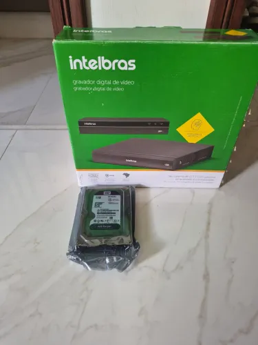Gravador digital de video Nvd 1404 intelbras C acompanha hd de 1tb da intelbras