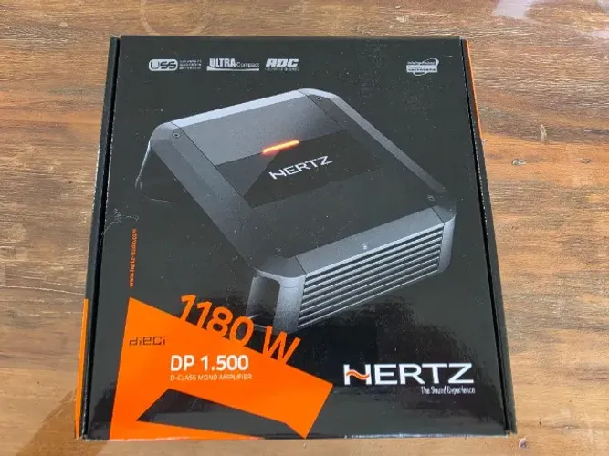 Amplificador Hertz DP 1.500 Mono Classe D - Impecável Na Caixa
