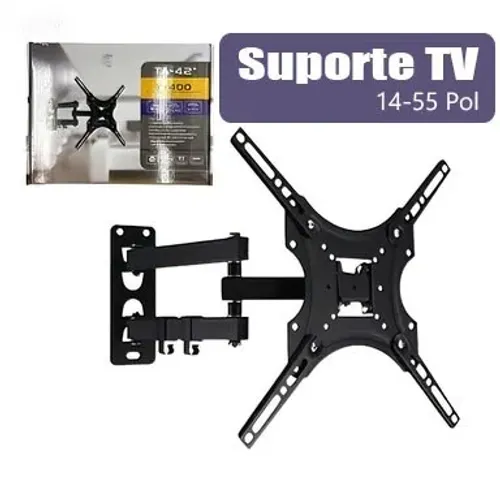 Suporte Tv Tri Articulado Lcd Led Plasma para parede