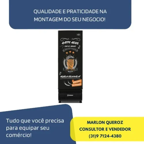 Cervejeira 560 Litros Imbera Porta Cega