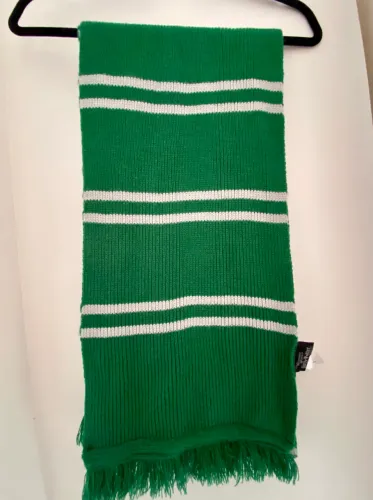 Cachecol e touca Sonserina Harry Potter 
